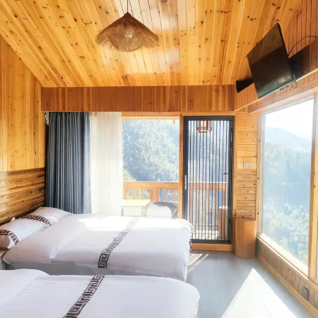 Xiuning wood pear hong home stay in the cloud