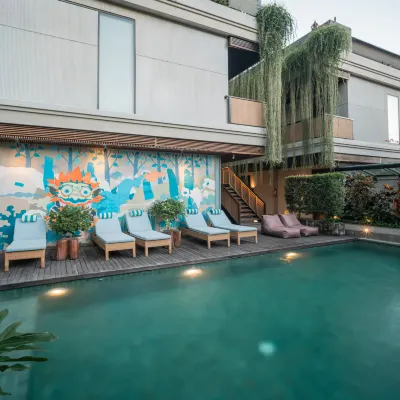 อาร์ทโตเทลฮานิมานอุบุด โรงแรมใกล้สตูดิโอ Yoga Barn Studio