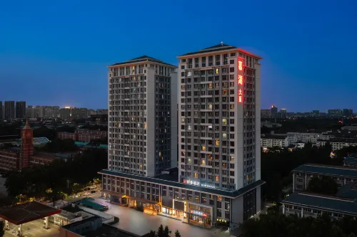 Borrman Hotel (Baoding East Station Heda New District) - ที่มีอ่างอาบน้ำ