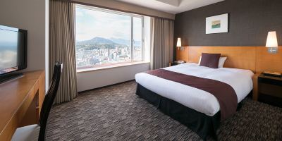 スタンダードルーム(セミダブル)(喫煙) ホテル日航大分 オアシスタワーの写真