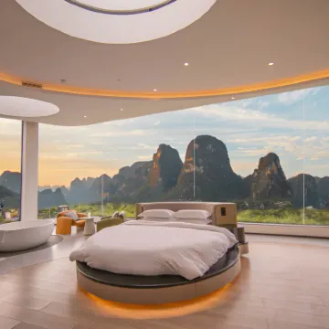 โรงแรมแอลเอส (เหลียงซู่ กุ้ยหลิน) โรงแรมใกล้อูฐข้ามแม่น้ำ