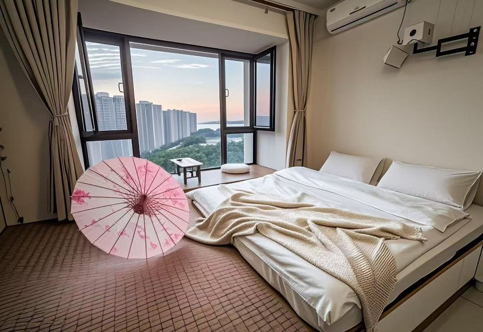 Shiyi Seaview Homestay의 시원한 바다 전망 객실