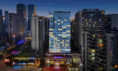 Manxin Hotel Chongqing Guanyinqiao Отели рядом с достопримечательностью «Hong'en Temple Forest Park»
