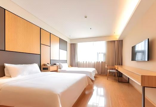 시위에 호텔의 깔끔한 객실 내부