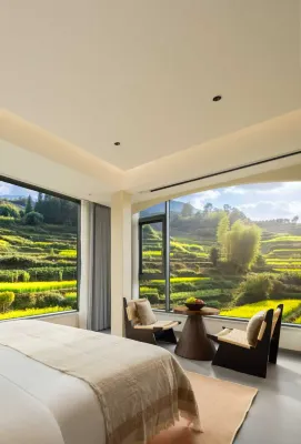 Huahai Shanyu PANORAMA·FLOWERS 270° Scenic Autumn Sun Design Boutique Stay (Huangling Scenic Area) - servizio colazione