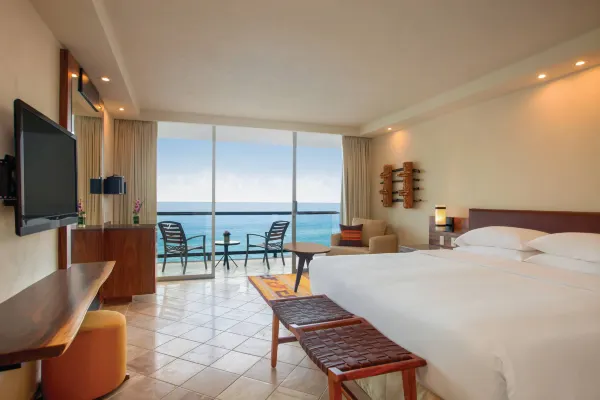 Ocean Front Balcony King room at Hyatt Ziva Puerto Vallarta