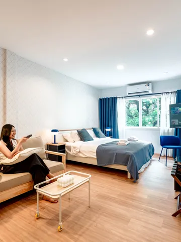 รูปภาพของบลูเฮ้าส์ 191 โฮมเทล 5นาที จากบีทีเอสสะพานตากสิน