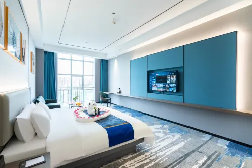 Yuanwang Yuanmeng Hotel (Yinchuan Desheng Industrial Park) فنادق في خه لان