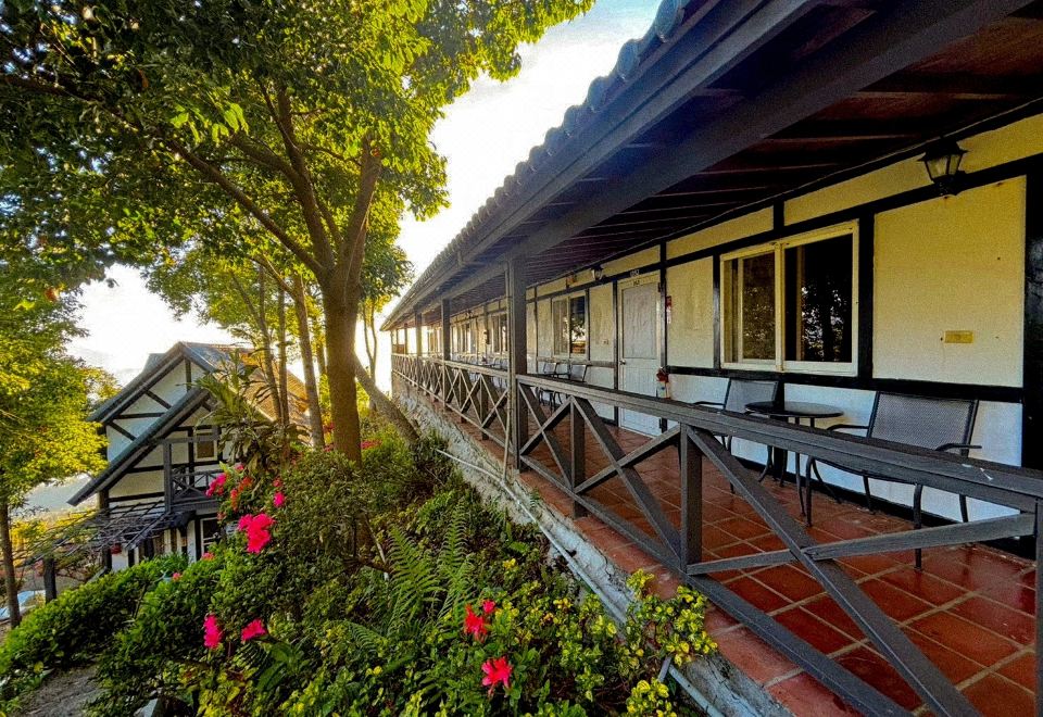 Zusin Garden Hotel의 편안한 정원 휴식 공간