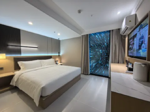 Yuequan Hotel (Beijing Qinghe Xiaoyingqiao Subway Station) Hotele w: 
