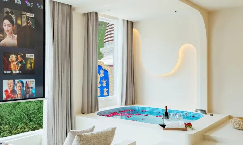 Tibetan heart and view resort private soup light luxury hotel