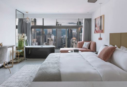 Chongqing Mountain City Homestay 내부 전경