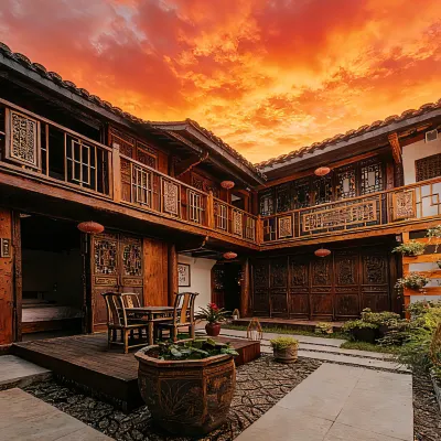 Du Family Chinese Inn (Langzhong Ancient City Huaguang Tower) Hotels near Aoshan Mountain Holy Site