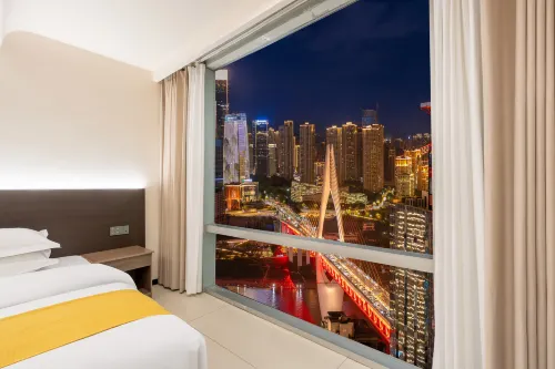Chenjing Yunjing · Skyline High-Rise Riverview Homestay (Jiefangbei & Hongyadong Branch) - สัตว์เลี้ยง
