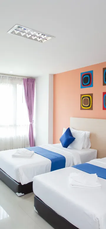 ห้องดีลักซ์เตียงแฝด