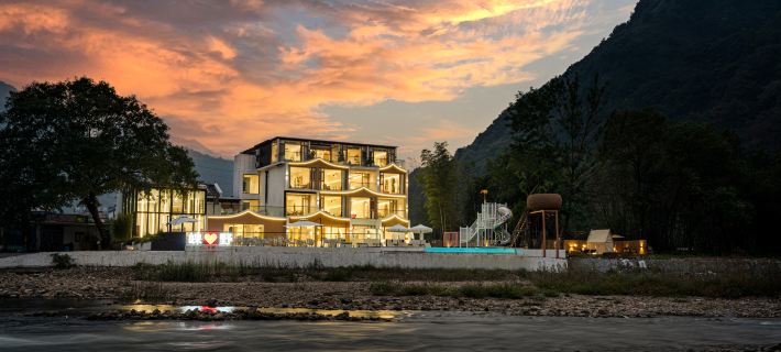 Laiye · Swimming Pool, River Tracing, Mountain Surrounding, Starry Sky Designer, Meisu Hotele w: Powiat Jing, Anhui