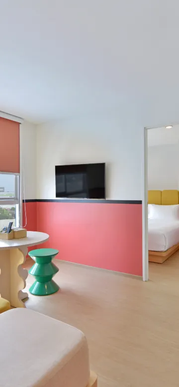 อพาร์ทเมนต์สองห้องนอนพร้อมเตียงสองชั้น