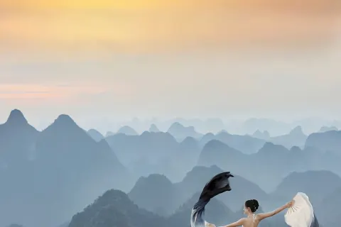 Yangshuo Puyuan · Senyang Vila Panoramic Starry Sky Pool Resort Hotel