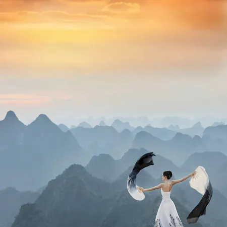 Yangshuo Puyuan ·VILLA Garden Starry Sky Swimming Pool Panoramic Resort Hotel