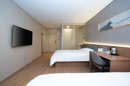 Yueju Hotel (Shanghai Songjiang University Town Branch) Отели рядом с достопримечательностью «Shanghai University of Engineering Science (Longteng Road)»