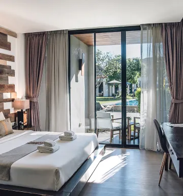 ห้องซูพีเรียร์ เตียงใหญ่ 1 เตียง