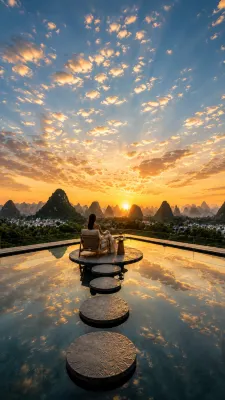 Yangshuo·JUE | AWAKENING • Viewing Guilin Landscape • Garden Pool • Resort Mansion