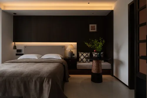 Qianshan·He Art Vintage Space Designer Boutique Residence (Dashuiche, Lijiang Ancient City) - bar