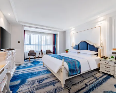 Hanyuan Business Hotel (Victoria commercial building of Linhe high speed railway station) Hotels in Bayannur