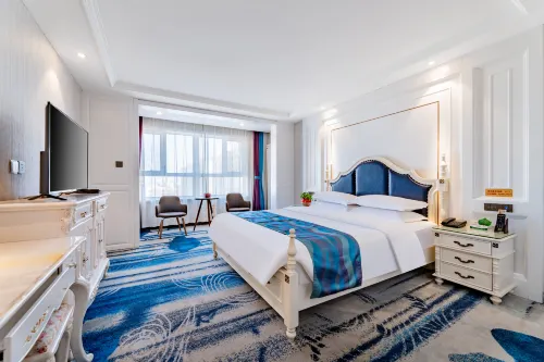 Hanyuan Business Hotel (Victoria commercial building of Linhe high speed railway station) Hotels in Bayannur