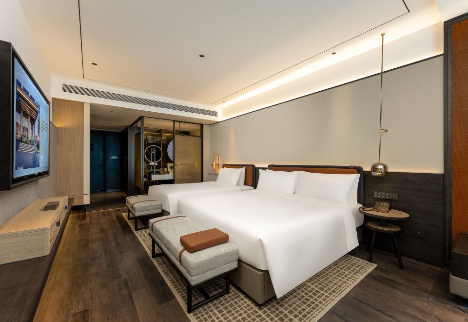 상하이 윈허 예보 호텔 객실