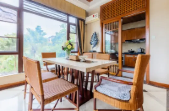 Island lakeside villas throughout the territory