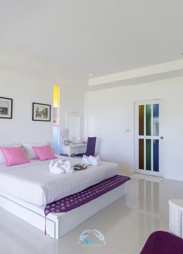 วิลลาหน้าหาดพร้อมวิวทะเล