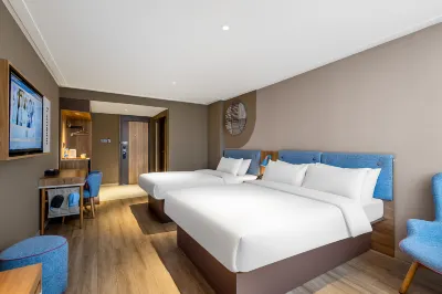 Homeinn Pebble Hotel (Nanyang Xinhua East Road Fuyamen Pedestrian Street) Hotel di Nanyang