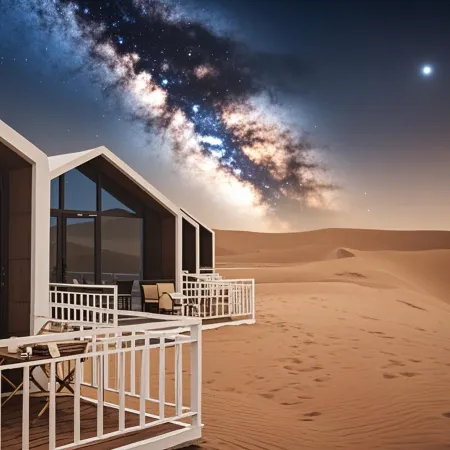 No·8 Starry: A Beautiful Resort in the Galaxy’s Starry Desert
