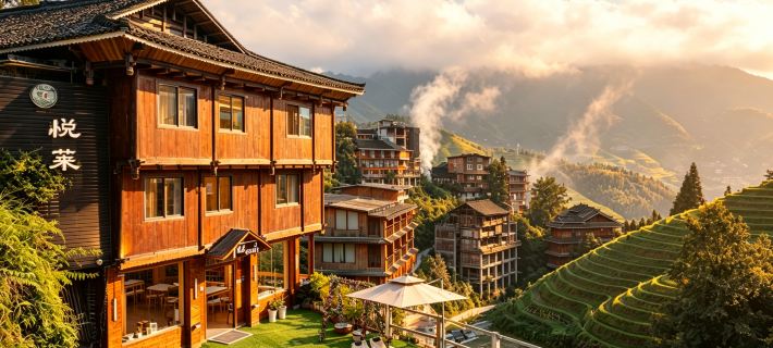 Yuelai Courtyard Hotel (Longsheng Longji Terrace Observation Deck) Hotels in Longsheng diverse nationaliteiten autonoom district