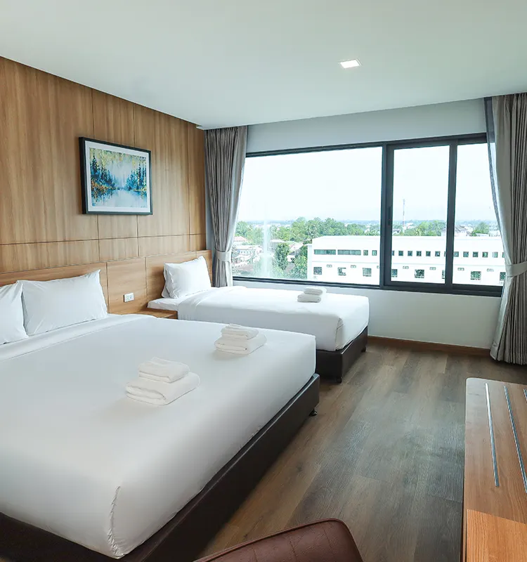 ห้องดีลักซ์ สำหรับสามท่าน