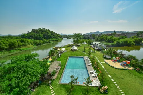 Deqing Three Mu Three Fen Land Homestay - สวนน้ำ