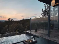 Shan Ye Yun Ye · Private Hot Spring Qingye Homestay (Xinmi) - شرفة