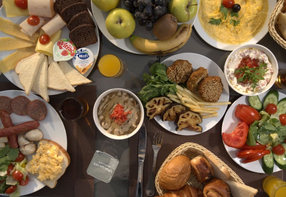 카사 데 피라미드 호텔 룸에서 보이는 피라미드 뷰