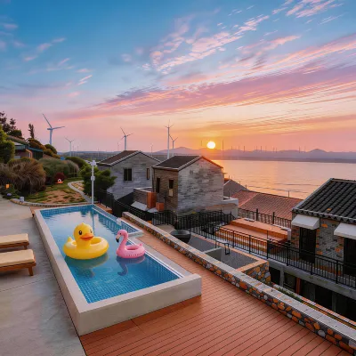 Pingtan Leisure Fun Sunset Seaview Holiday Homestay (Changjiangao Beach Branch) Hotels near Changjiang'ao Beach
