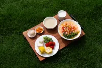Anzhi Hillside Bloom Creek Retreat - Desayuno
