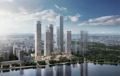 고아이팅·가오팅 랩 서비스 아파트 (공베이 포트 주하이 고속철도역 지점) 돌을 쌓다 주변 호텔