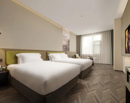 Meihao Lizhi Hotel (Xi'an Lintong Huaqingchi Subway Station Branch) Отели рядом с достопримечательностью «Xi'an University of Science and Technology Lintong Campus»