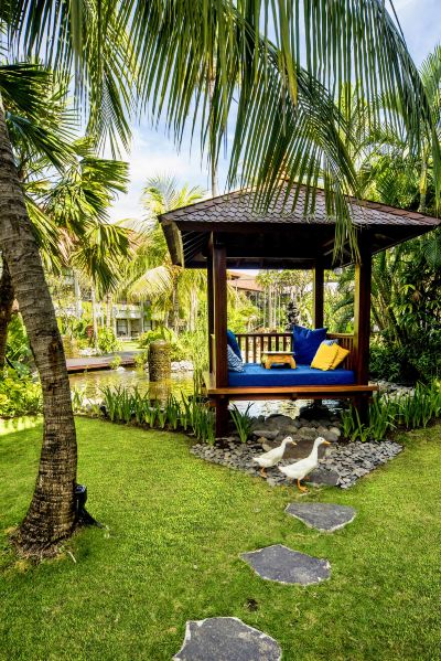 庭 バリダイナスティリゾートの写真