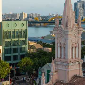 M Village Hotel Da Nang Centre - Free Laundry and Kitchen Отели рядом с достопримечательностью «Хан- Ривер»