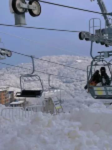 A pillow cloud · Pure oxygen in the cloud mountain top pool vacation beautiful stay