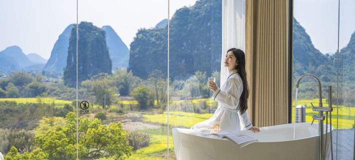 Hetian Shanshe Hotel Hôtels à : Yangshuo