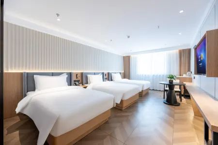 Super8 Yue Hotel (Ordos Kangbashi Scenic Area Branch) Отели рядом с достопримечательностью «Mengguxiangqi Square»