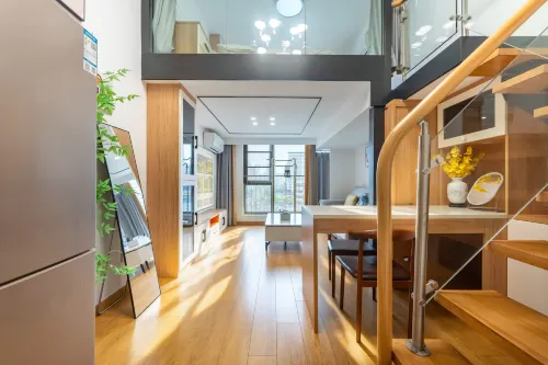 Evening Breeze Loft Homestay (Jiangzhu Road Station, Provincial Museum Branch) - 레지던스