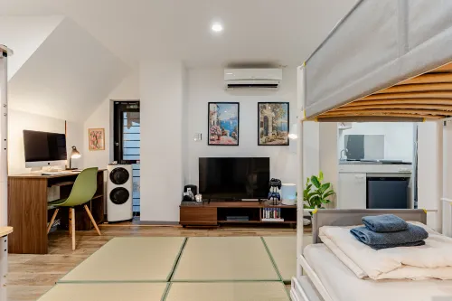 2-Min to Subway | Free 4K Netflix, PS4 & LUUP Bike - เปิดใหม่